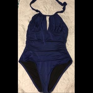 Medium Kenneth Cole navy blue one piece